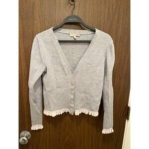 Rebecca Taylor Ruffle Cardigan, Size M